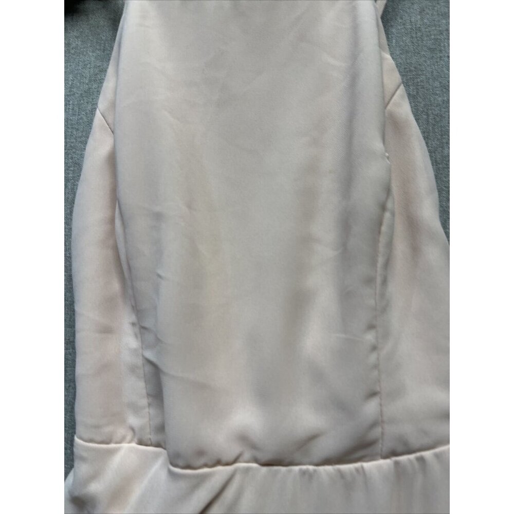 Lulus Womens Mini Cocktail Elegant Dress Sizel XS Light Pale Pink Peach - Picture 3 of 11